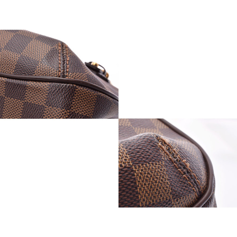 Louis Vuitton Grit Leather Bag Tote Damier Brown - Picture 7 of 11